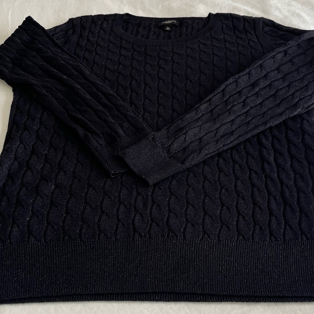 Talbots Black Knit Sweater